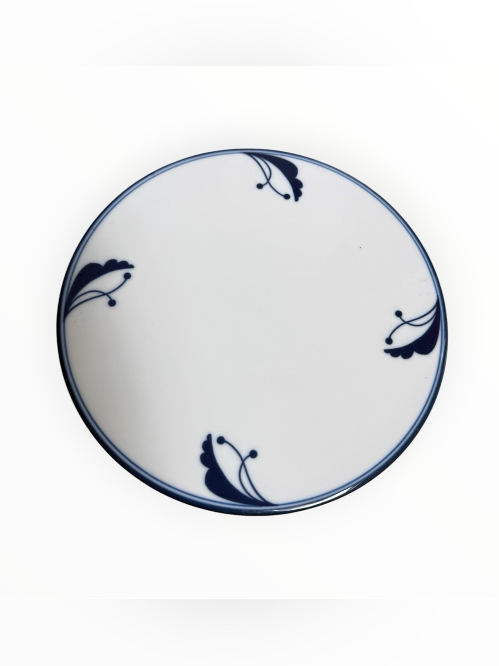 vintage Dansk Flora "Bayberry Blue" ceramic plate